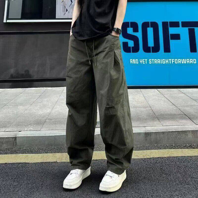 Herren Lässige Weitgeschnittene Hose Drune