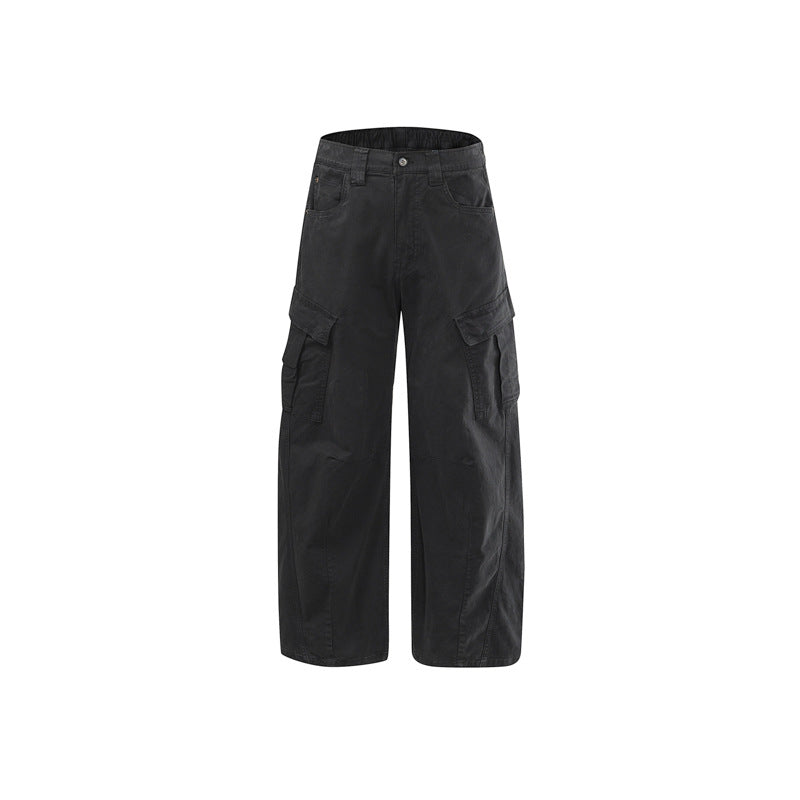 Damen Weite Baumwoll‑Cargo‑Culotte mit Multifachtaschen Drune