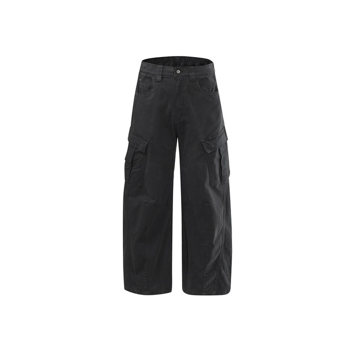 Damen Weite Baumwoll‑Cargo‑Culotte mit Multifachtaschen Drune