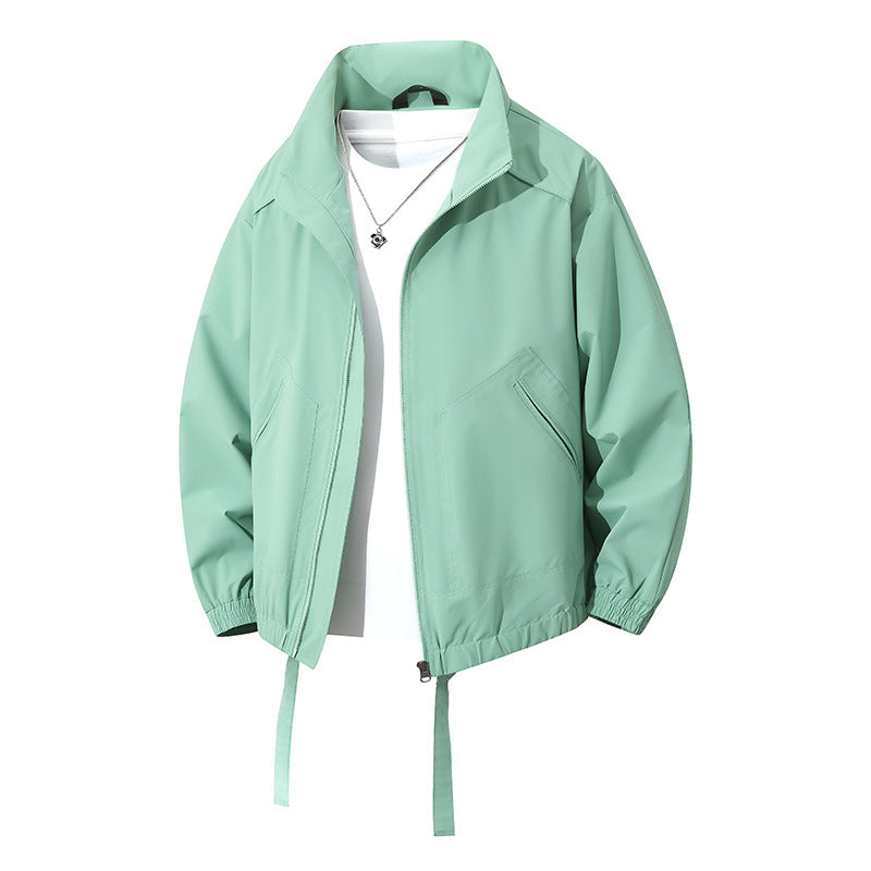 Herren leichte Freizeitjacke mit elastischen Bündchen und praktischen Taschen Drune