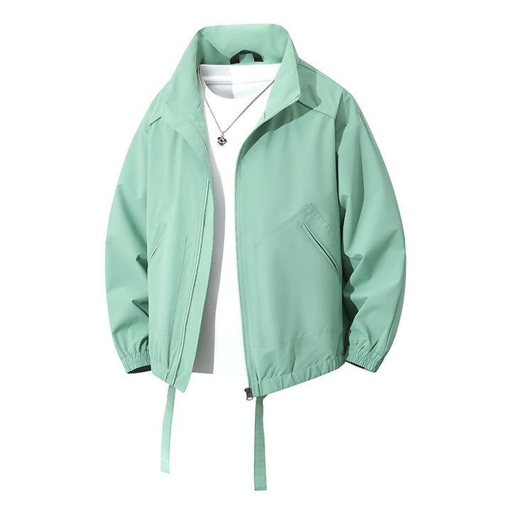 Herren leichte Freizeitjacke mit elastischen Bündchen und praktischen Taschen Drune