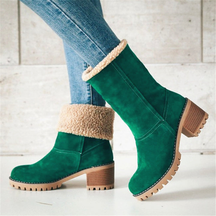 Damen Stiefeletten mit gefüttertem Schaft und rutschfester Sohle Drune