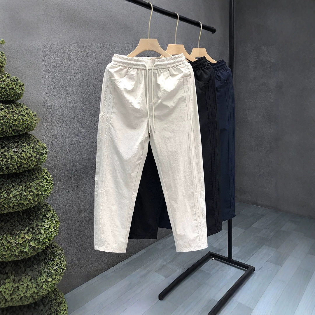 Herren Sportliche Freizeit-Hose mit elastischem Bund Drune