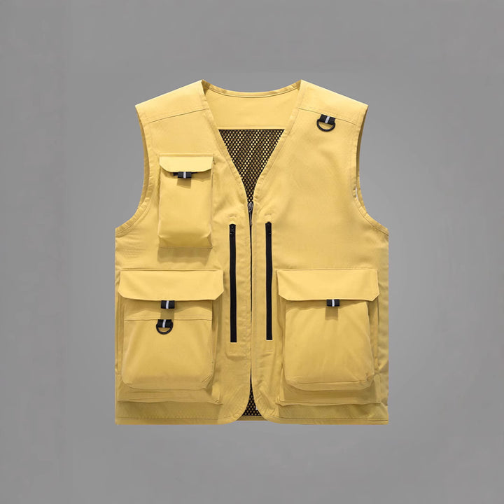 Herren Multifunktionale Outdoor-Weste mit zahlreichen Taschen Drune