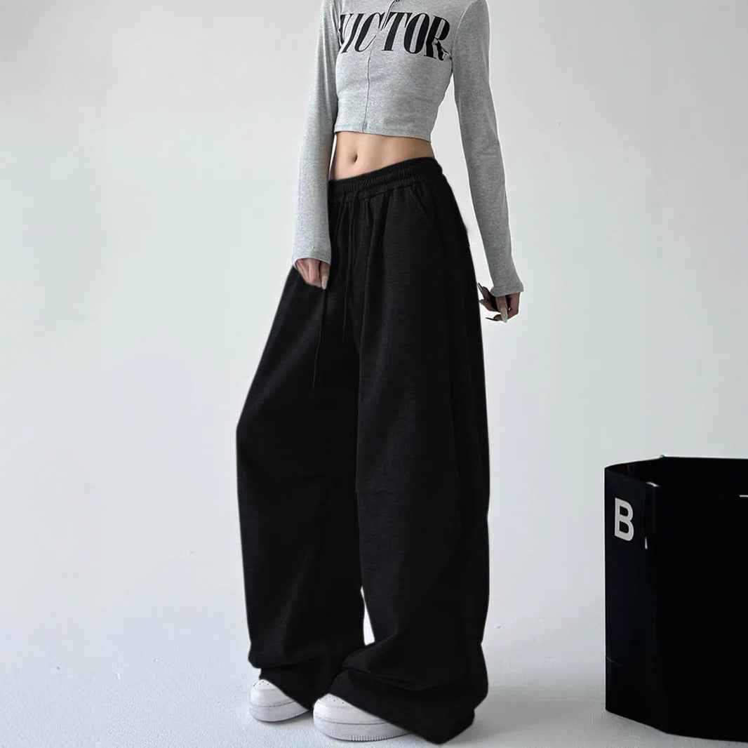 Damen Bequeme und lässige weite Jogginghose Drune