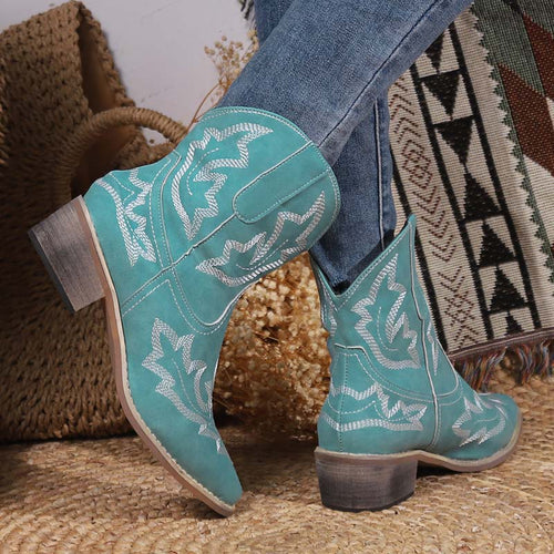 Drune | Vintage Bestickte Stiefel