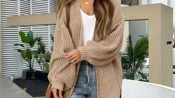 Damen Kuschelige Strickjacke Drune