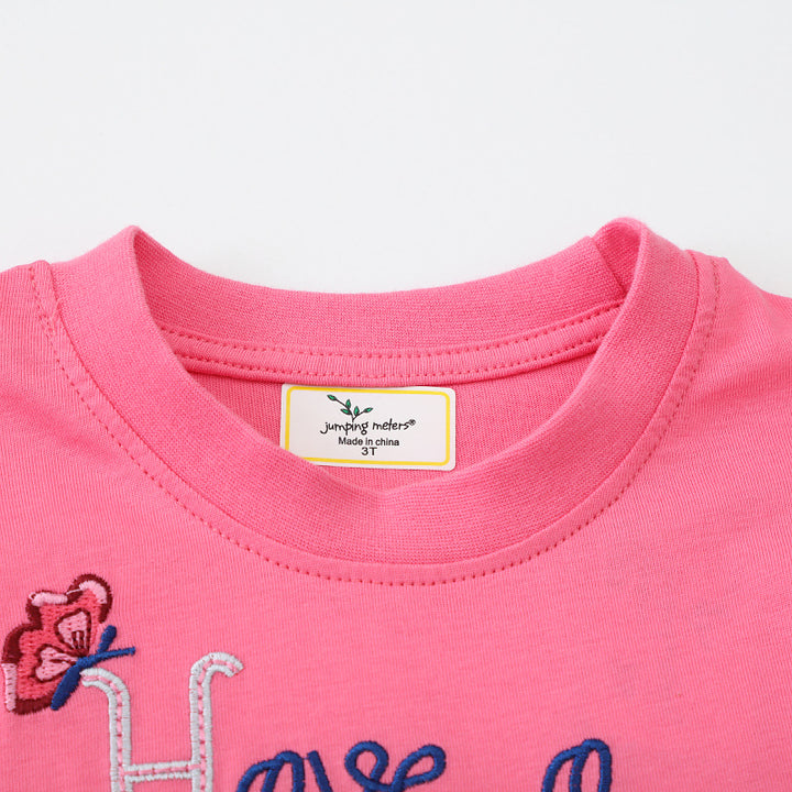 Mädchen T-Shirt Kleid mit bezauberndem Tüllunterrock Drune