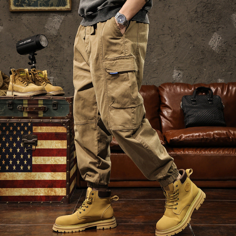 Herren Cargo-Hose mit elastischem Bund und praktischen Seitentaschen Drune