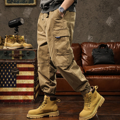 Herren Cargo-Hose mit elastischem Bund und praktischen Seitentaschen Drune