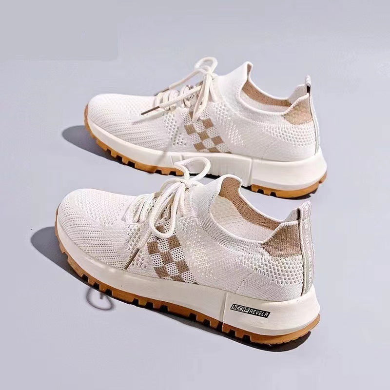 Damen Atmungsaktive Laufschuhe mit hochflexiblem Sohlenprofil und rutschfester Laufsohle Drune