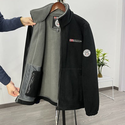 Herren Hohe Funktionale Fleecejacke Drune