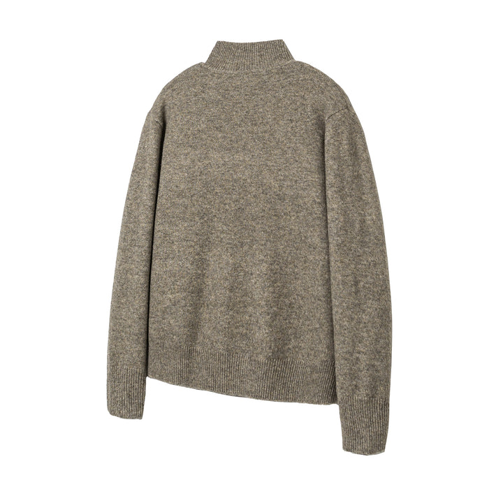 Damen Strick-Cardigan mit Stehkragen, durchgehender Knopfleiste und geripptem Saum Drune