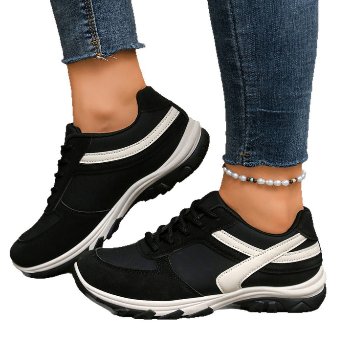 Damen Plateau-Sneaker mit robuster Profilsohle und gepolstertem Komfortfußbett Drune