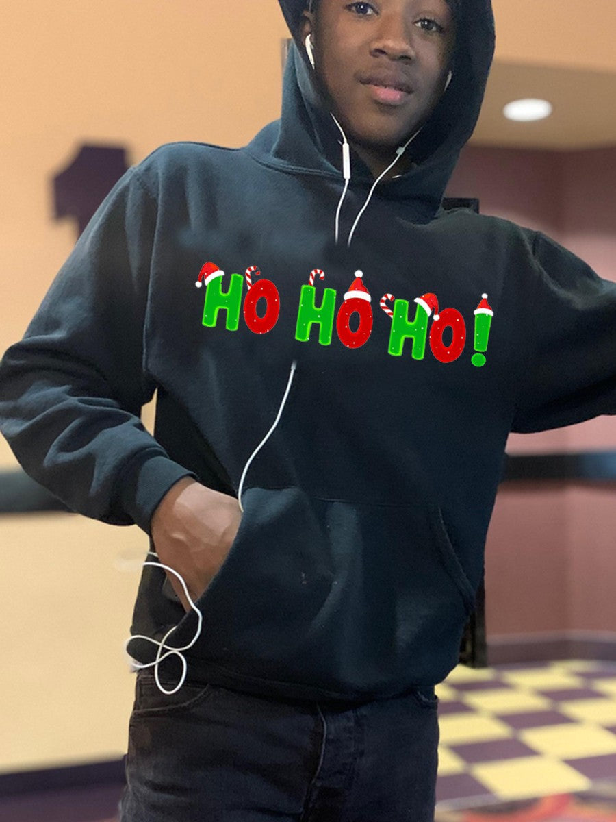 Herren Hoodie mit festlichem Schriftzug Drune