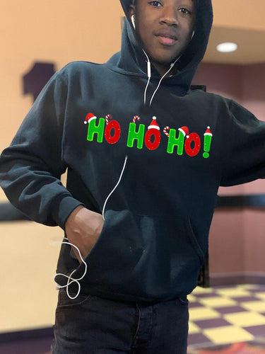 Herren Hoodie mit festlichem Schriftzug Drune