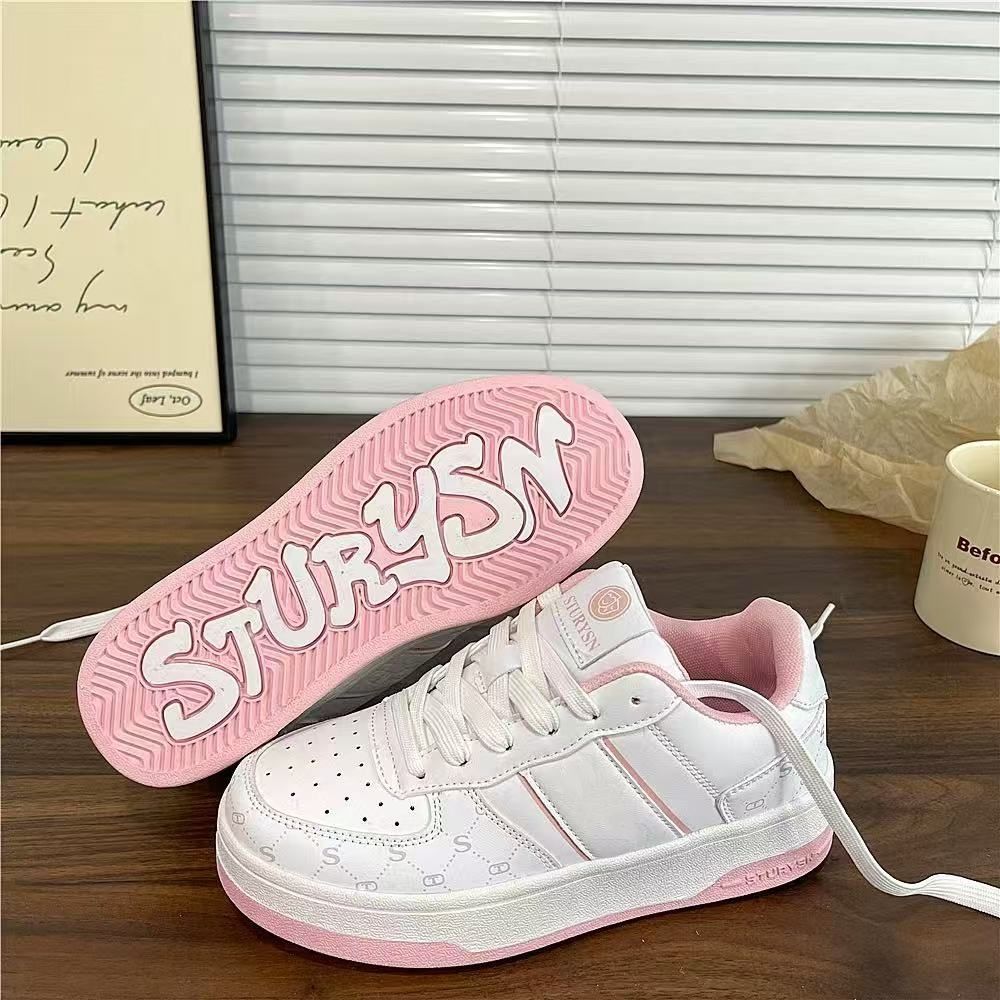 Damen Sportliche Sneakers mit dickem Komfort-Fußbett und atmungsaktiver Oberflächenstruktur Drune