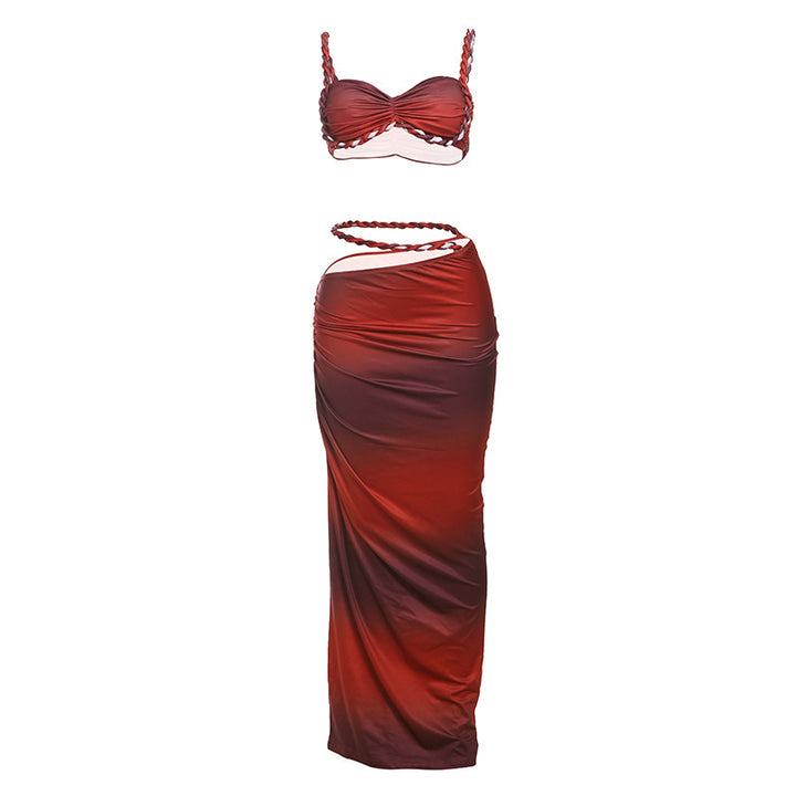 Damen Bikiniset mit elegantem Wickelrock Drune