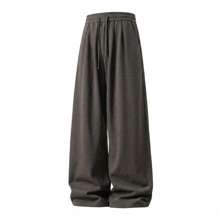 Unisex Extraweite Jersey-Palazzohose mit hohem elastischem Bund, Tunnelzug und fließender Weite Drune