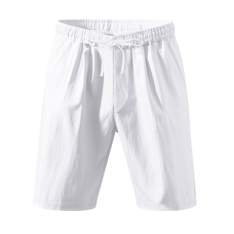 Herren lässige Jersey-Shorts mit elastischem Bund und praktischen Taschen Drune