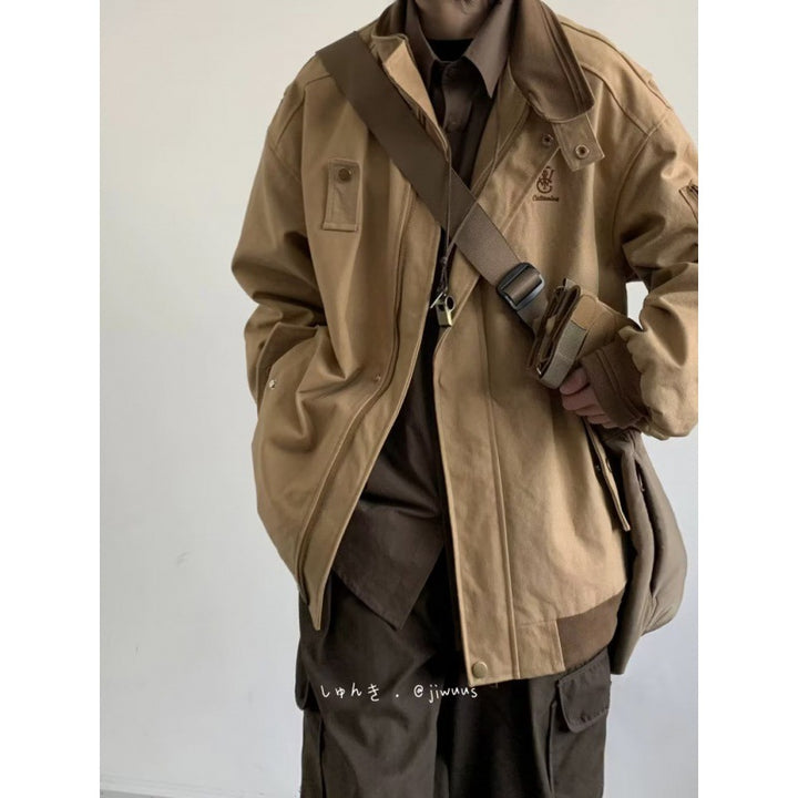 Unisex modische Utility-Jacke mit praktischen Taschen Drune