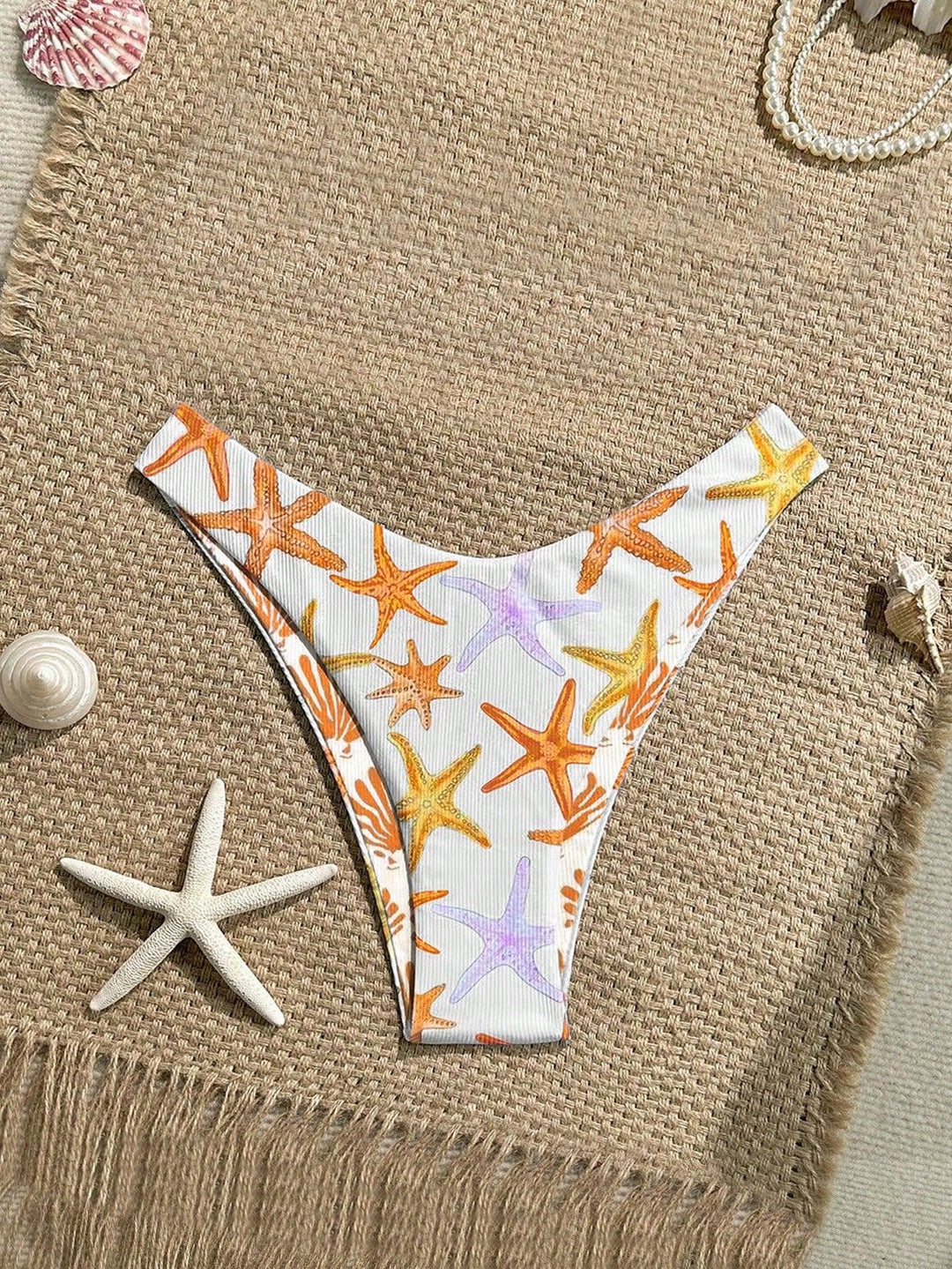 Damen Triangel-Bikini mit maritimem Sternenmuster Drune