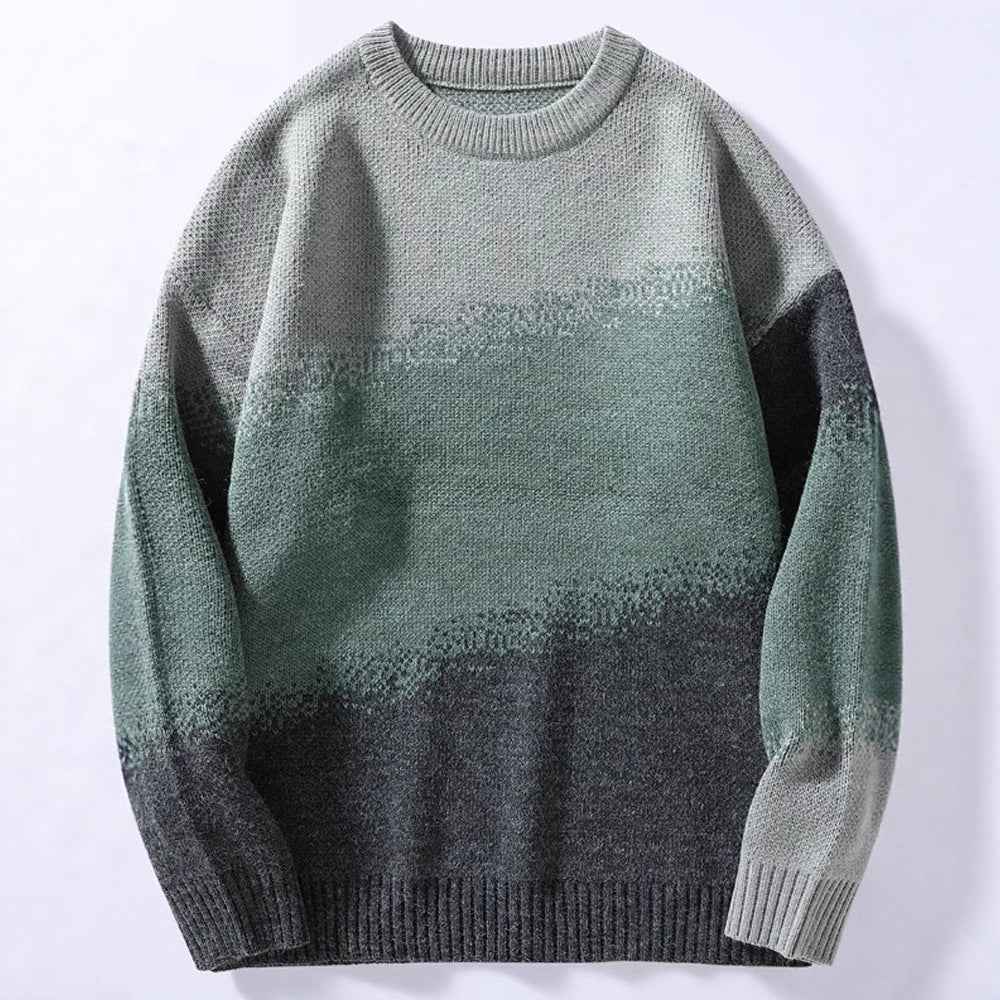 Damen Hochwertiger Rundhalsausschnitt Pullover Drune