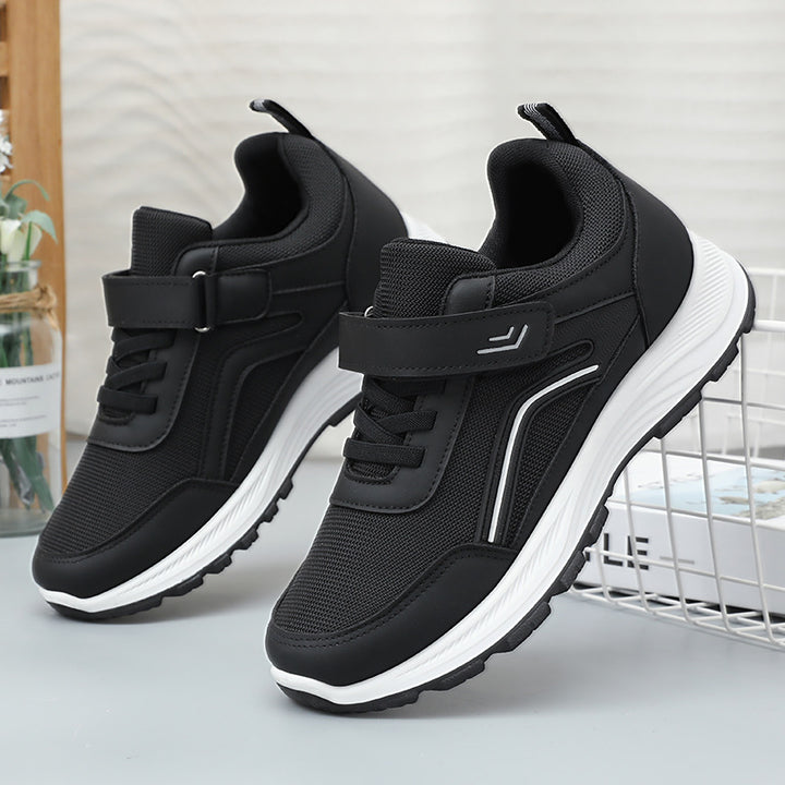 Damen nan Sportlicher Klett-Sneaker mit atmungsaktivem Mesh und dämpfender EVA-Sohle Drune