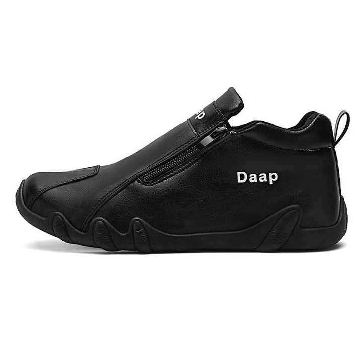 Damen Modische Sneaker mit seitlichem Reißverschluss und ergonomischer Sohle Drune