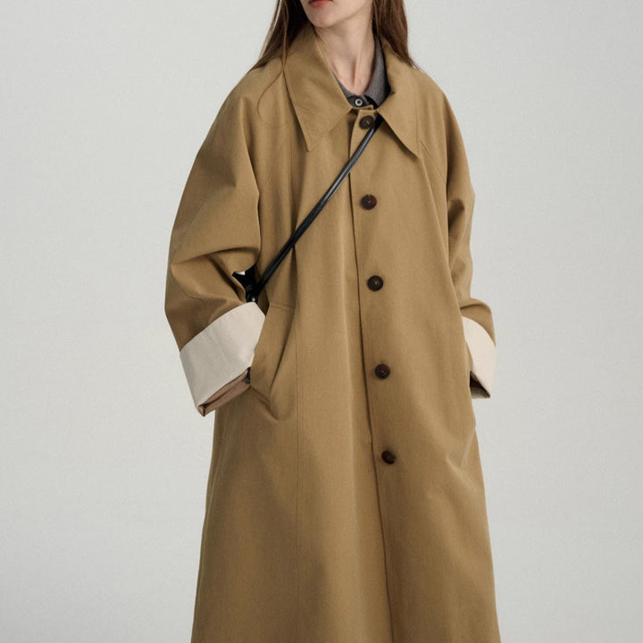 Damen Übergroßer City-Trenchcoat Drune