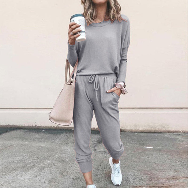 Damen Lässiger Jumpsuit mit praktischem Kordelzug und seitlichen Taschen Drune