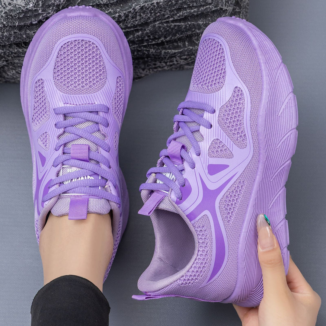 Damen Sportliche Laufschuhe mit atmungsaktivem Mesh-Obermaterial und gepolsterter Sohle Drune