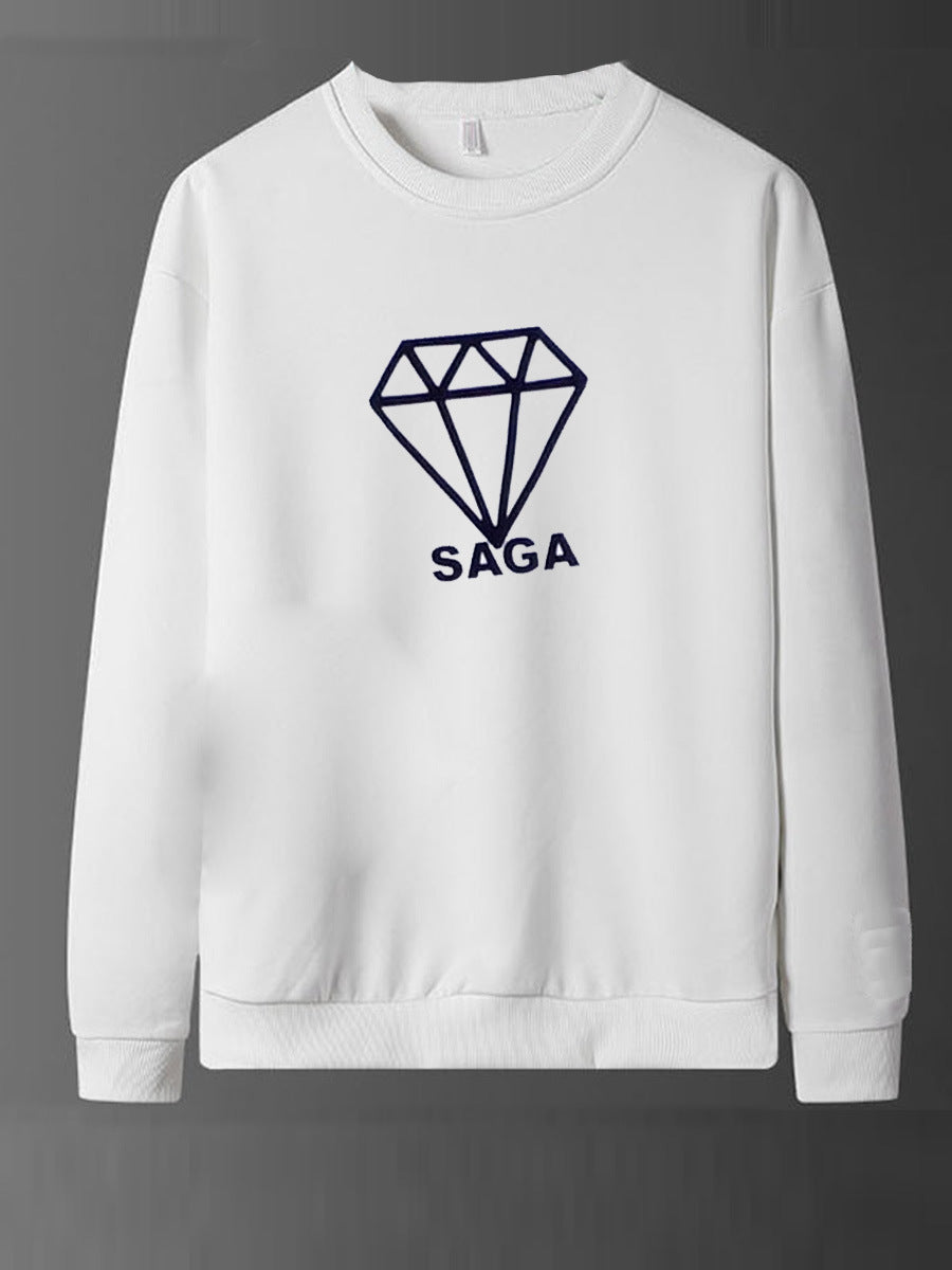 Damen Sweatshirt mit modernem Diamantmotiv Drune