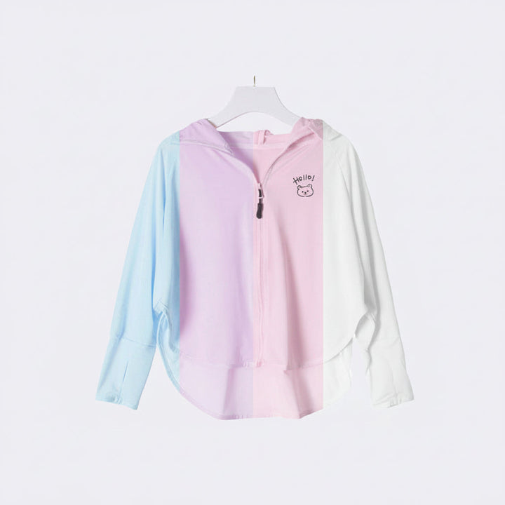 Kinder UV-Schutzjacke mit Kapuze und atmungsaktiven Eigenschaften Drune