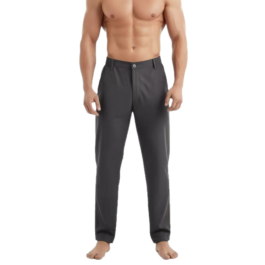 Herren Relaxed-Fit Loungehose in Chino‑Optik mit Komfortbund Drune