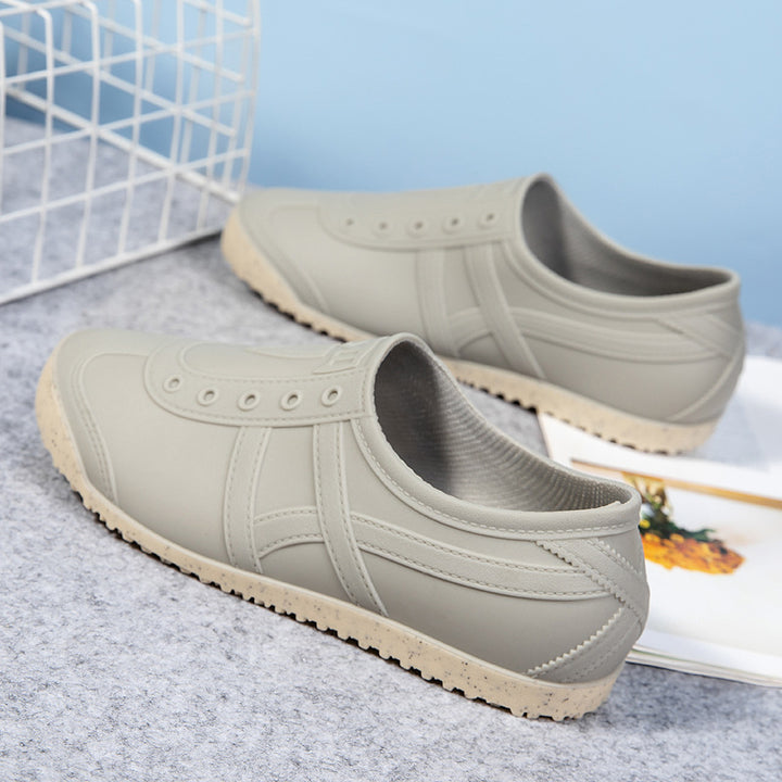 Damen Schlupf-Gummi-Sneaker mit nahtlosem Obermaterial und rutschfester Profilsohle Drune