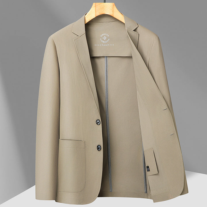 Herren Maßgeschneiderte Slim Fit Anzug Blazer Drune