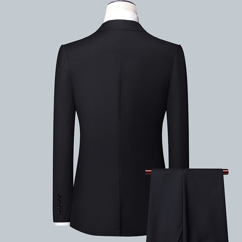 Herren Maßgeschneidertes Slim‑Fit Sakko mit schmalem Revers und Brustpaspeltasche Drune