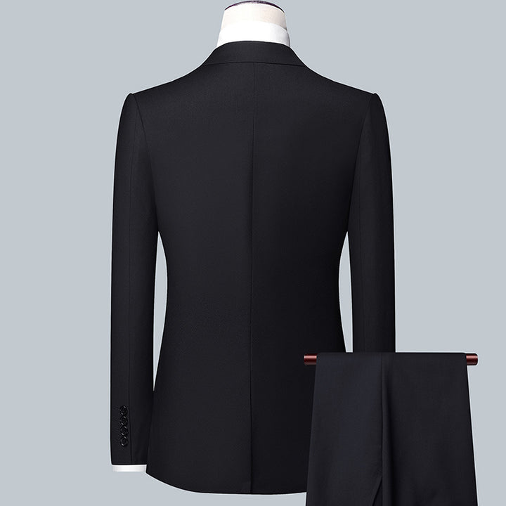 Herren Maßgeschneidertes Slim‑Fit Sakko mit schmalem Revers und Brustpaspeltasche Drune