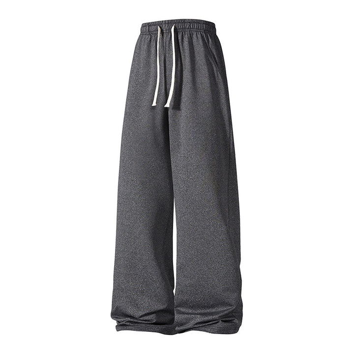 Damen ultraweite Palazzo-Sweathose mit elastischem Komfortbund und Kordelzug Drune