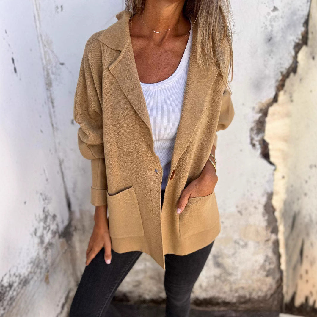 Damen modische Oversized Blazer Drune