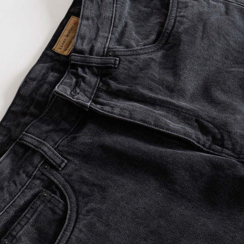 Herren Slim-Fit Jeans im Used-Look mit modernem Schnitt und elastischem Bund Drune