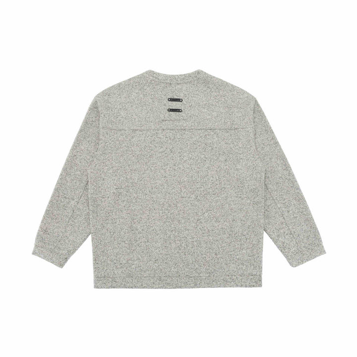 Unisex Feinstruktur-Sweatshirt mit Rundhalsausschnitt und Oversize‑Silhouette Drune