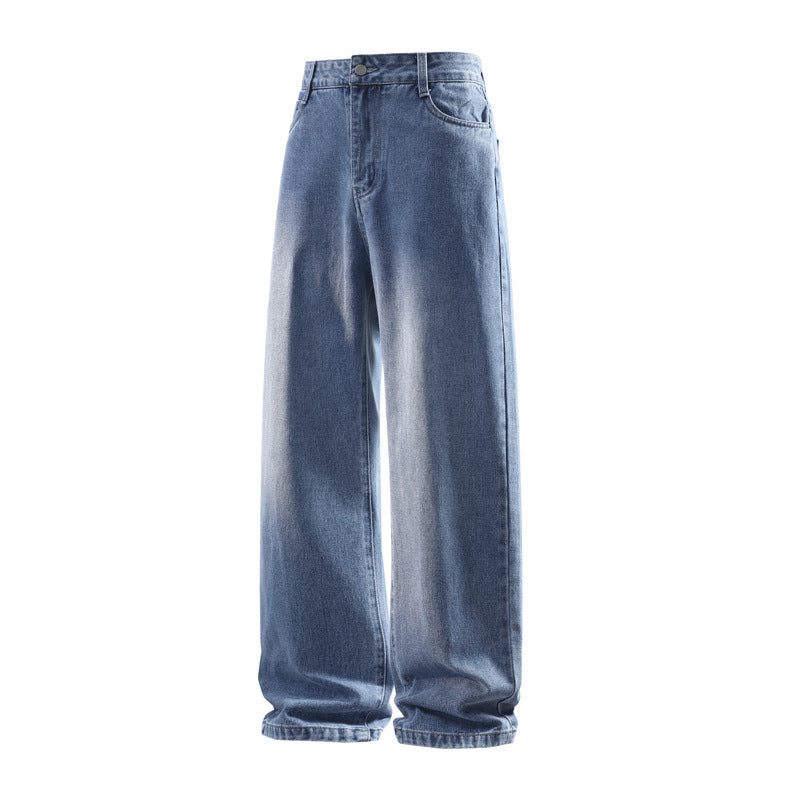 Damen Weite High‑Waist Baggy‑Jeans mit hohem Bund, Five‑Pocket & extra weitem Bein Drune