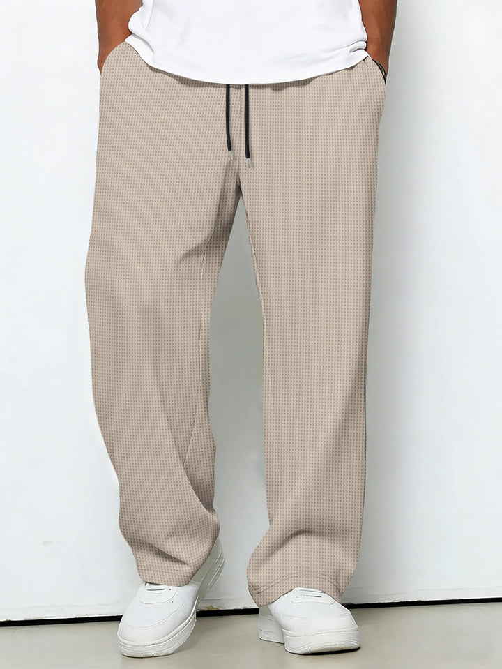 Herren lockere Jogginghose mit Kordelzug und seitlichen Eingrifftaschen Drune