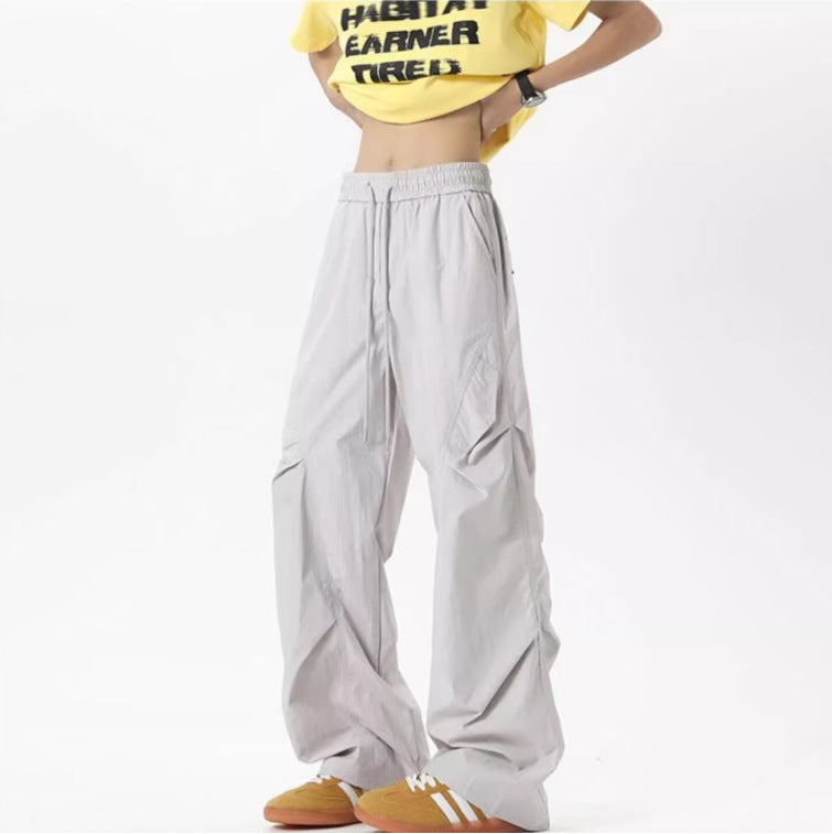 Damen Lässige Cargo-Hose mit Dehnbund und praktischen Taschen Drune