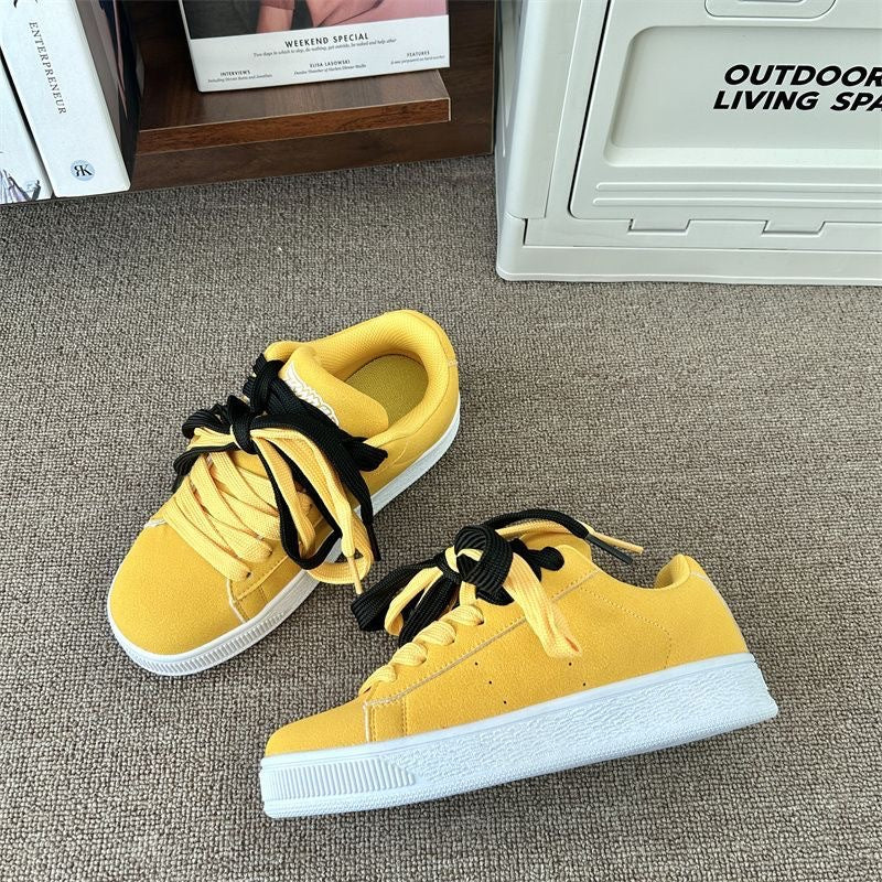 Damen Sneakers im Retro-Stil mit gepolsterter Zunge und atmungsaktivem Obermaterial Drune