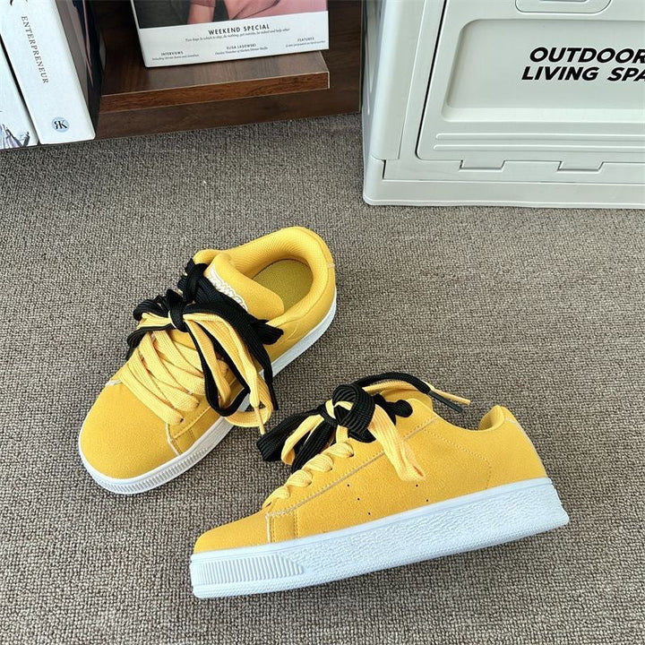 Damen Sneakers im Retro-Stil mit gepolsterter Zunge und atmungsaktivem Obermaterial Drune