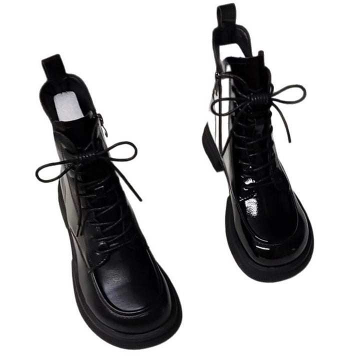 Damen Modische und bequeme High-Top Boots Drune