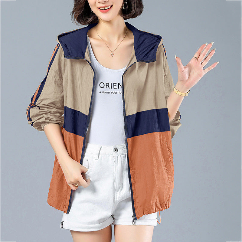 Damen Leichte Sportjacke mit praktischen Reißverschlusstaschen Drune